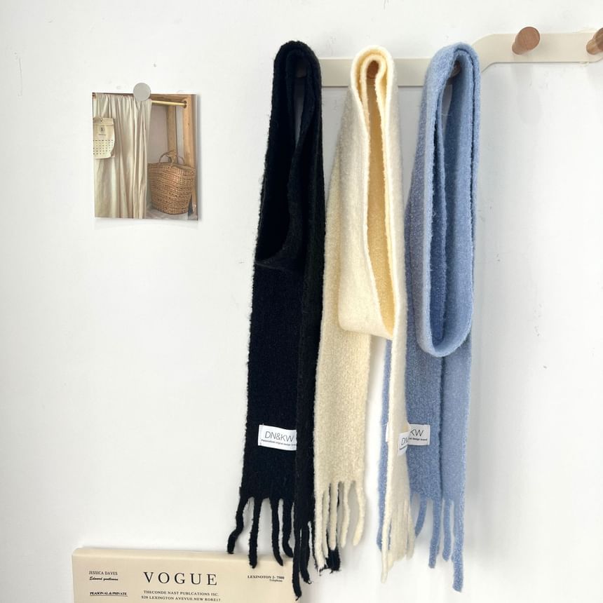Scarf Plain Fringe