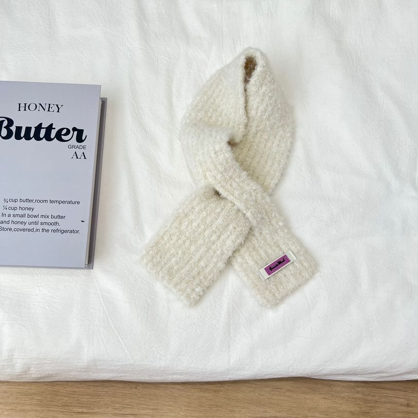 Scarf Light Knit Criss Cross