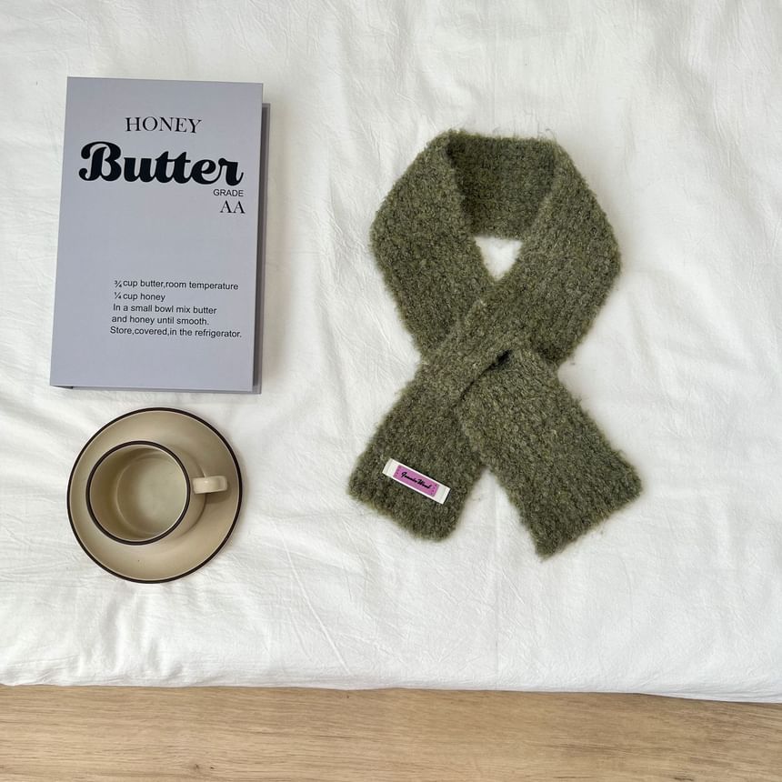 Scarf Light Knit Criss Cross