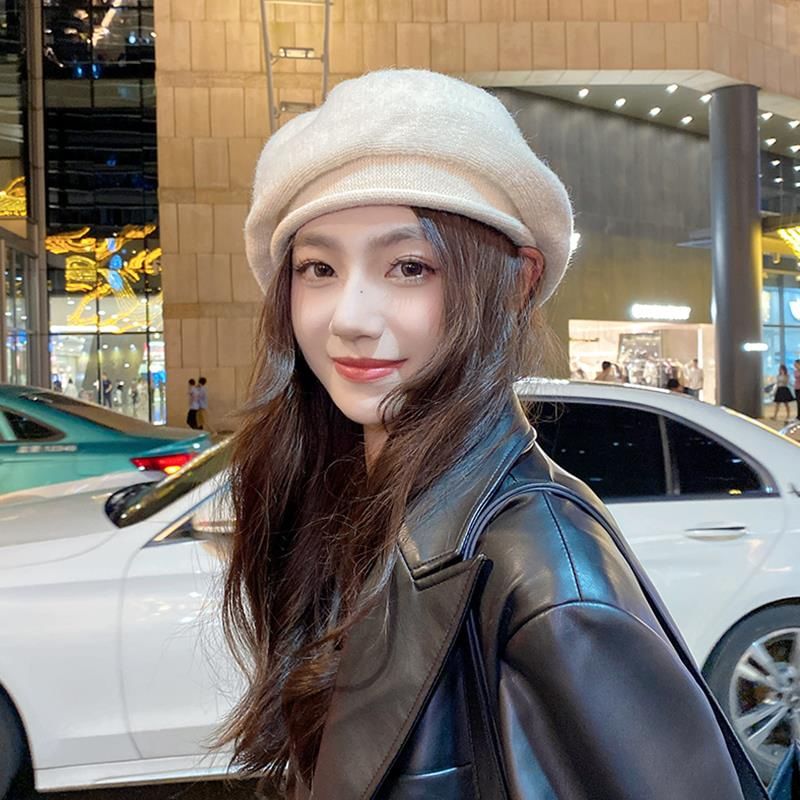 Knit Beret Plain