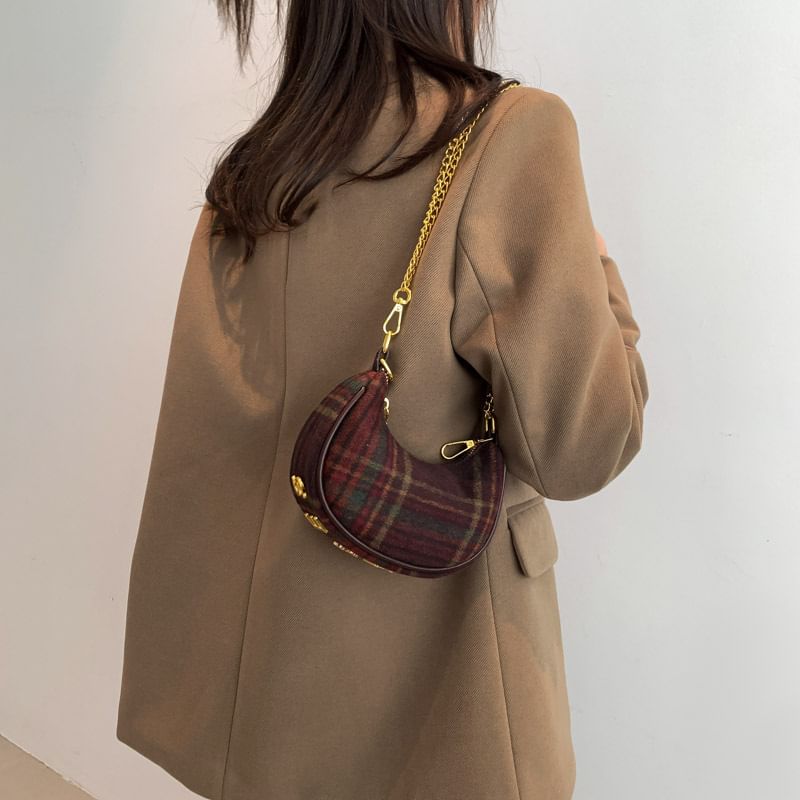 Crossbody Bag Strap Chain Patterned