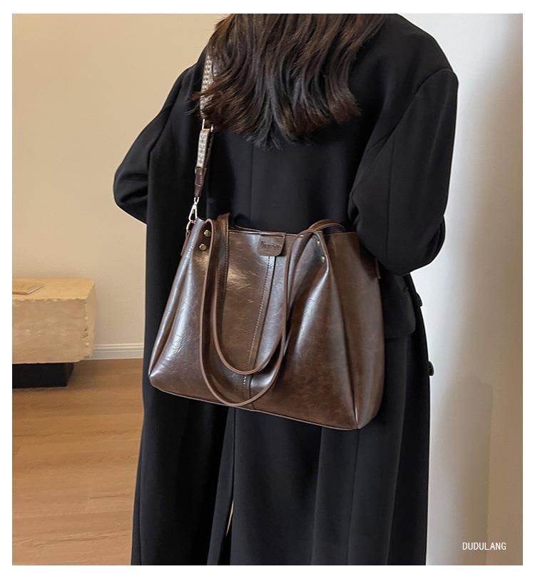 Faux Leather Bag Tote