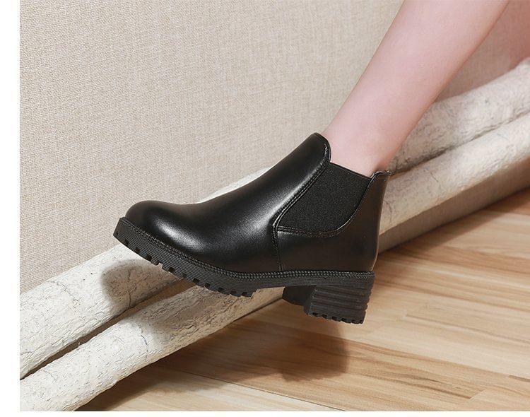 Short Boots Chelsea Faux Leather