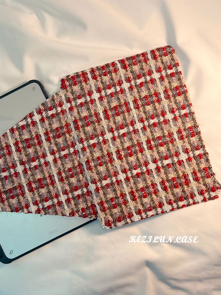 Knit iPad Plaid Case