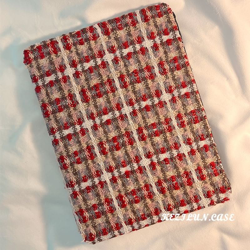 Knit iPad Plaid Case