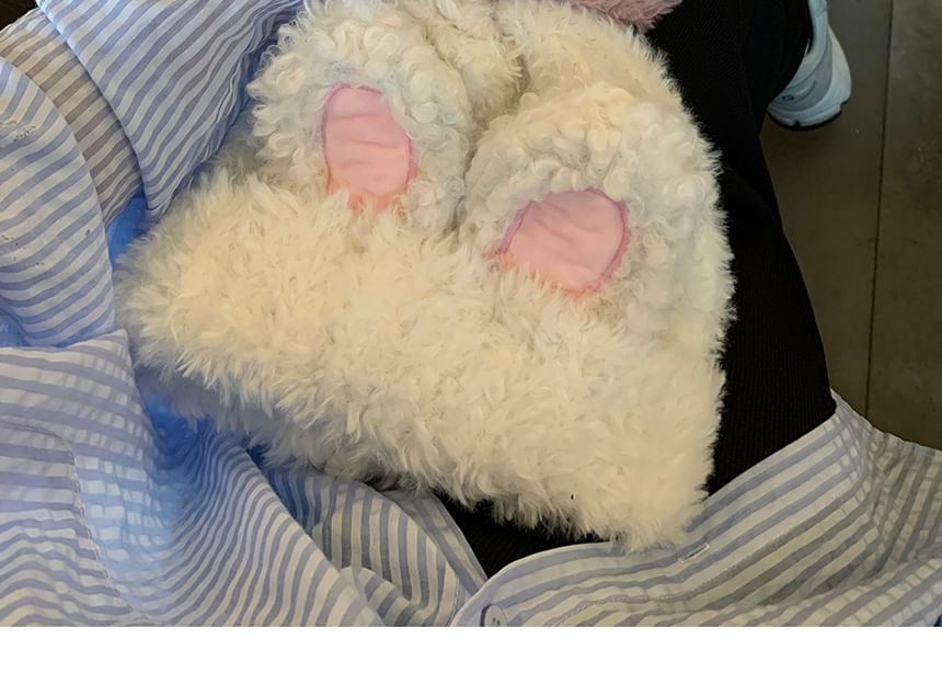 Ear Chenille Hat Rabbit