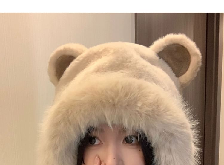 Bear Hat Trapper Ear Chenille