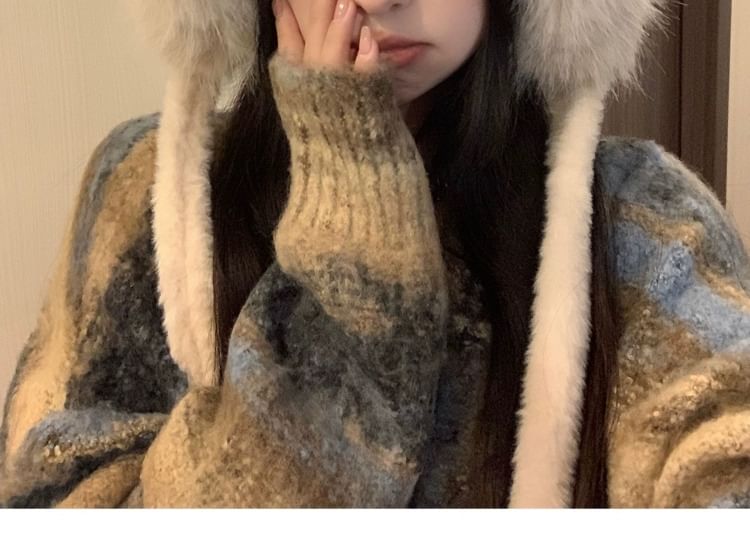 Bear Hat Trapper Ear Chenille