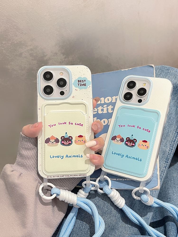 Animal Case Phone Holder Card