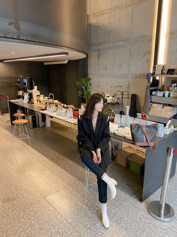 Heel High Boots Lined Fleece Short