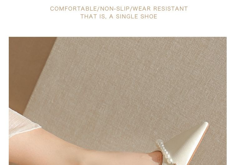 Heel High Pointy Pumps