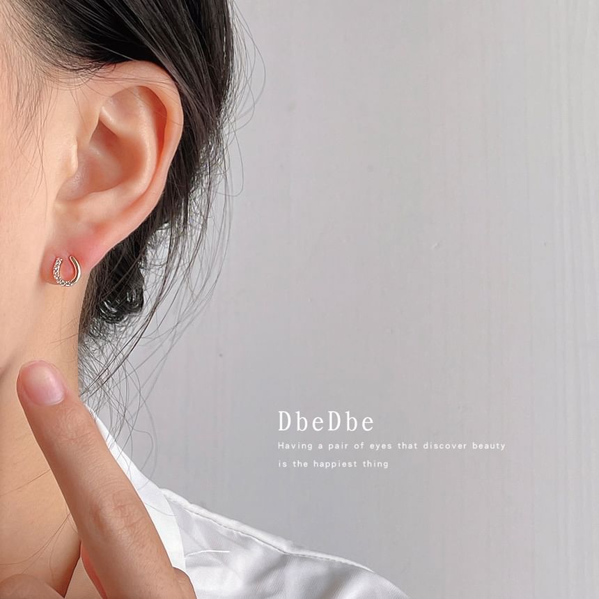 Ear Rhinestone Alloy Cuff