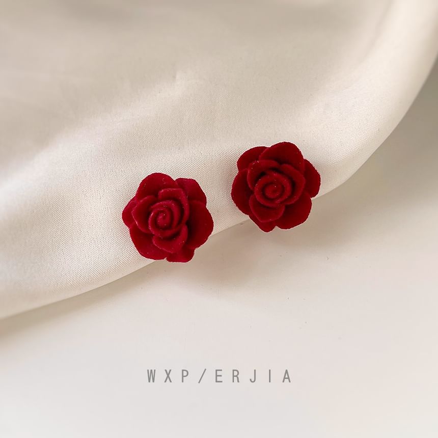 Cuff Ear Alloy Rose Flocking