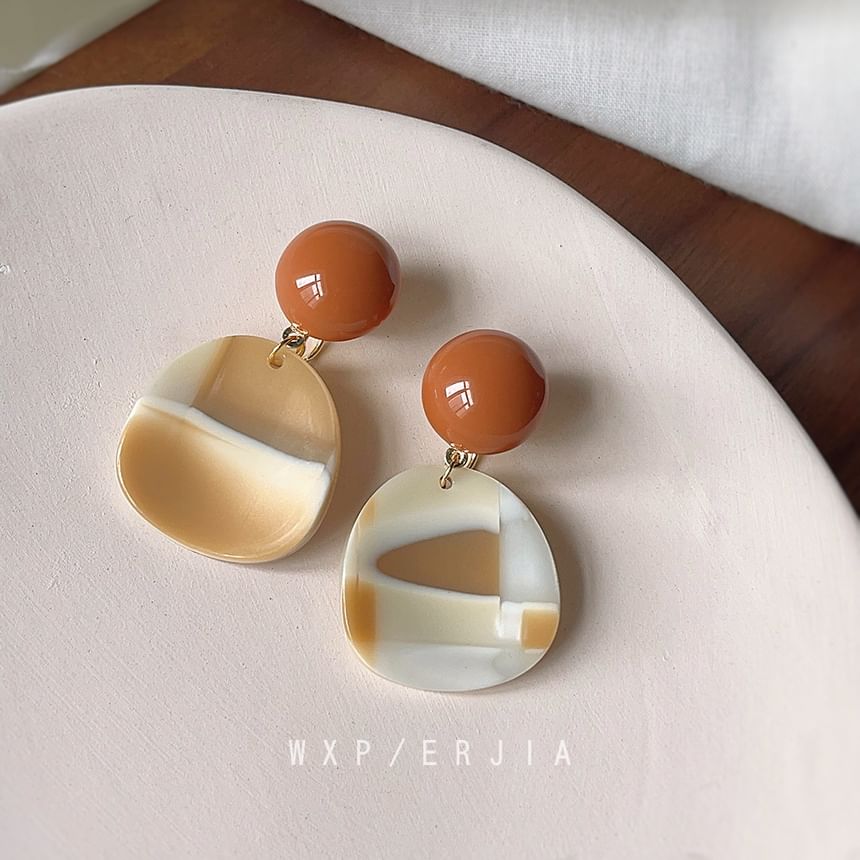 Drop Ear Alloy Acrylic Cuff