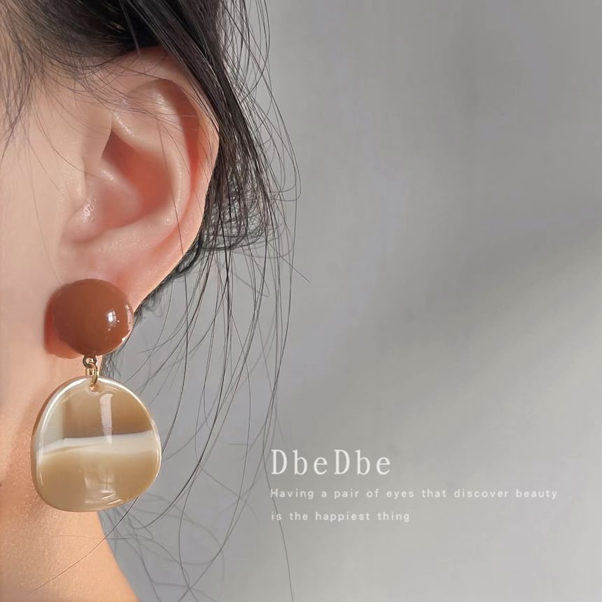 Drop Ear Alloy Acrylic Cuff
