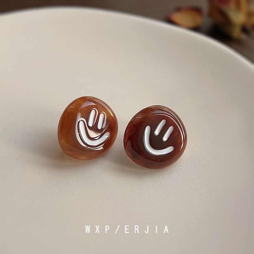 Acetate Cuff Ear Smiley Asymmetrical