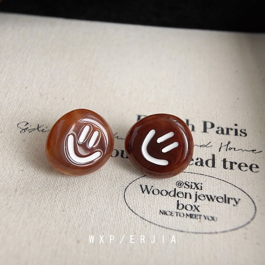 Acetate Cuff Ear Smiley Asymmetrical