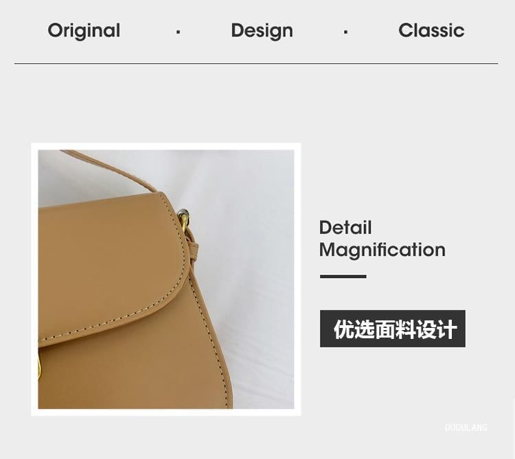 Bag Faux Leather Shoulder Flap