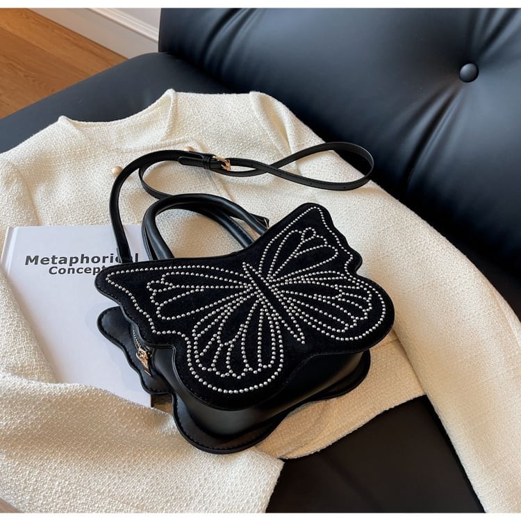 Bag Crossbody Butterfly Studded