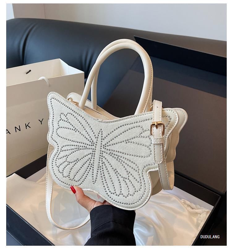 Bag Crossbody Butterfly Studded