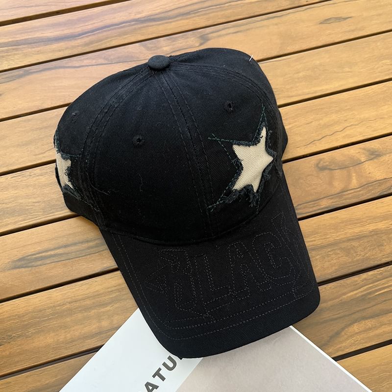 Embroidered Star Cap