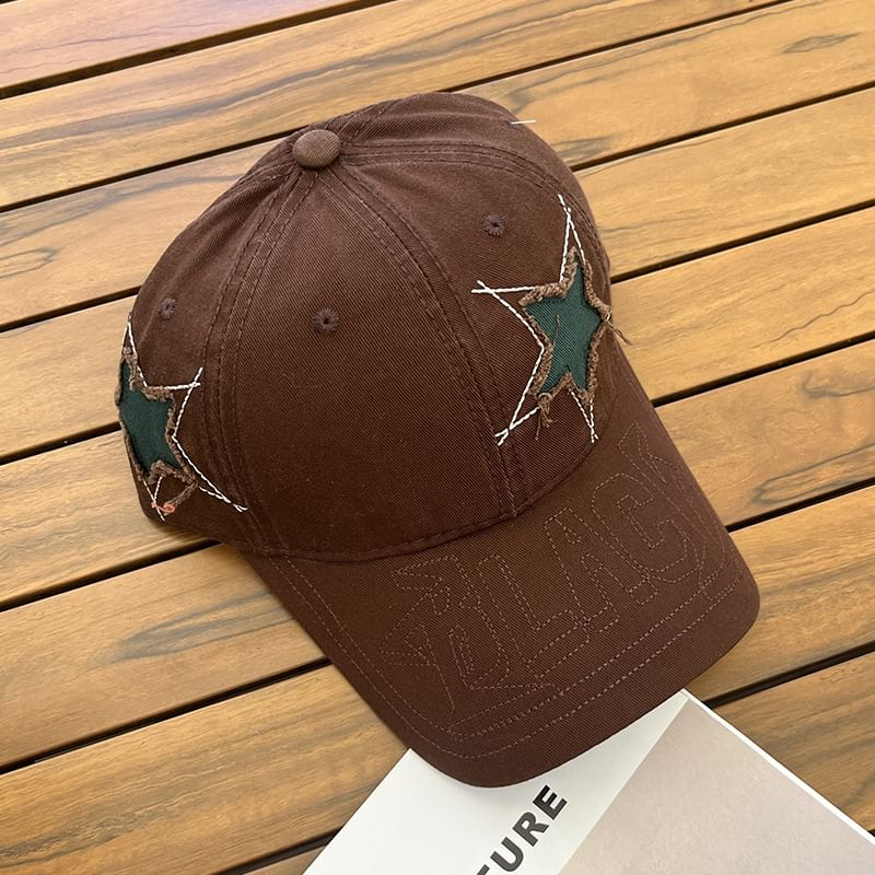 Embroidered Star Cap