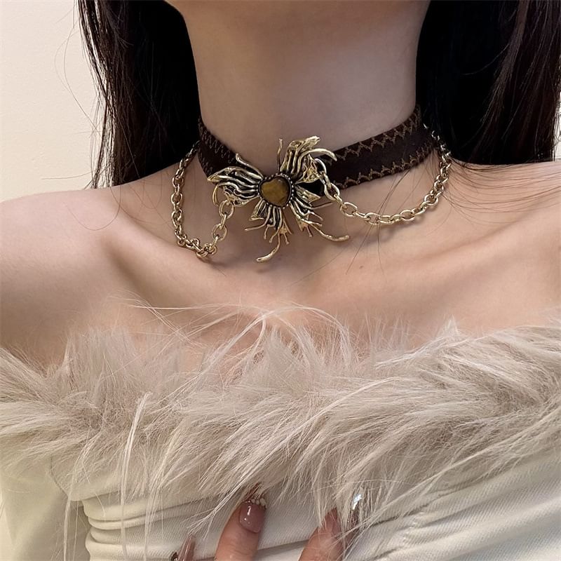 Choker Earring / Butterfly