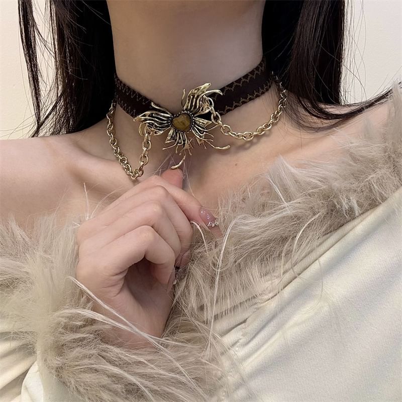 Choker Earring / Butterfly