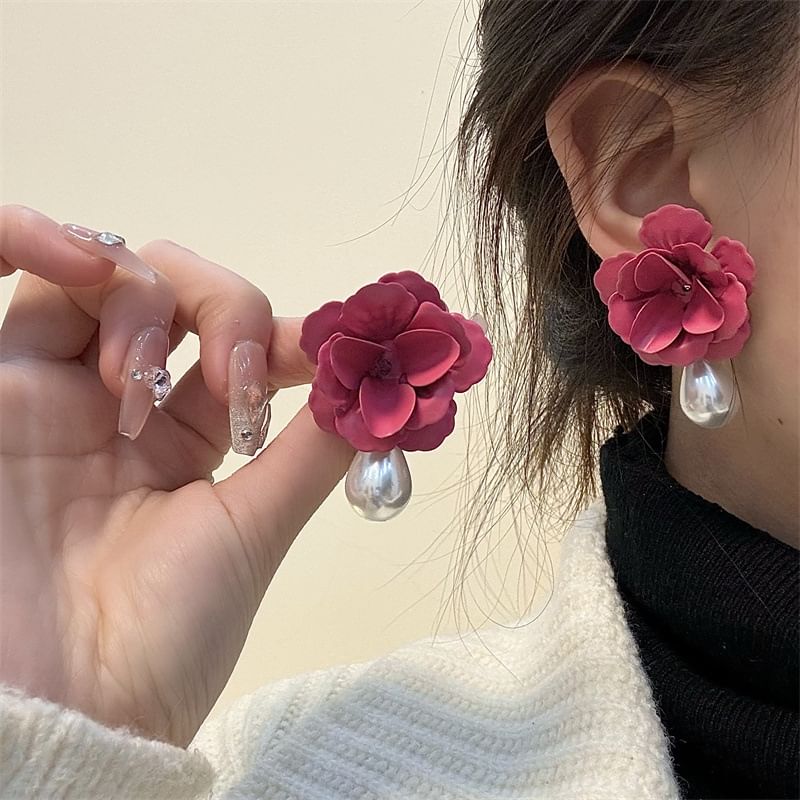Rose Earring Drop