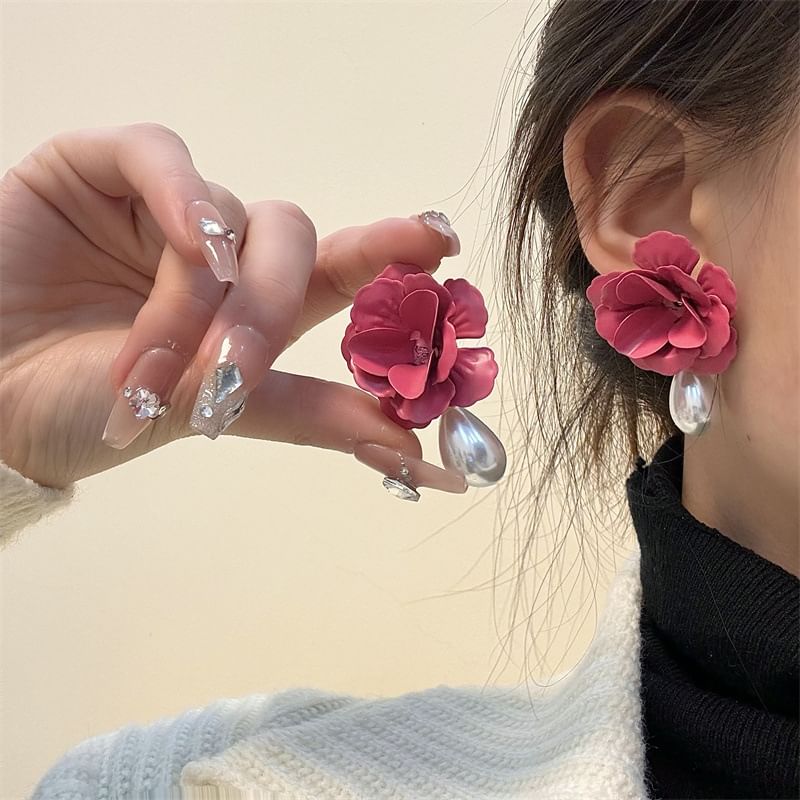 Rose Earring Drop
