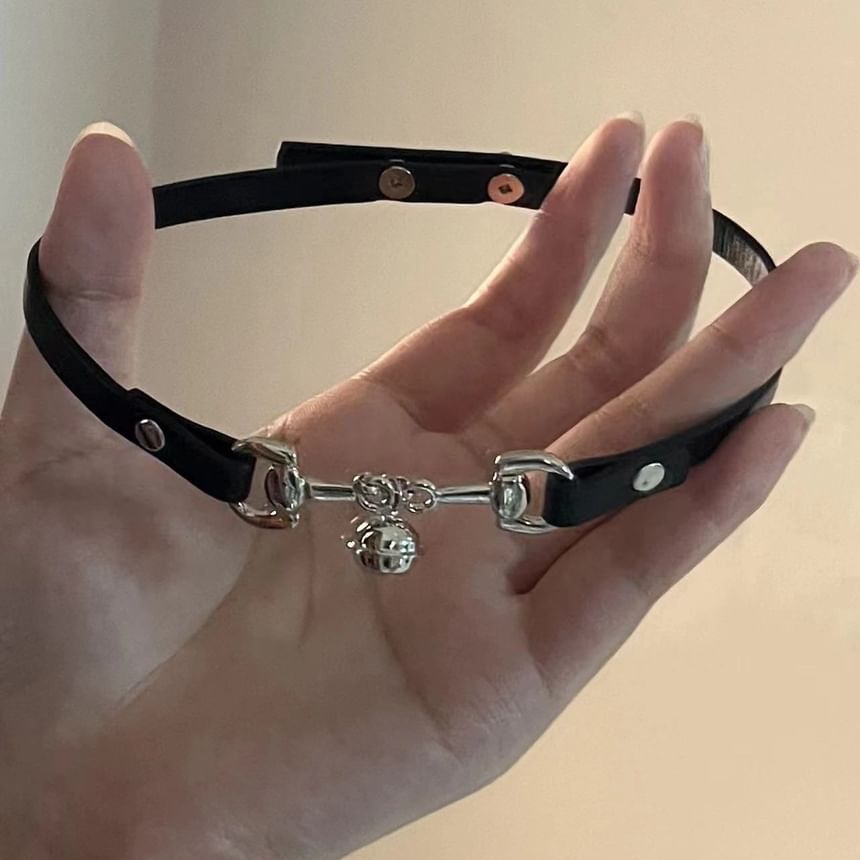 Choker Bell Faux Leather