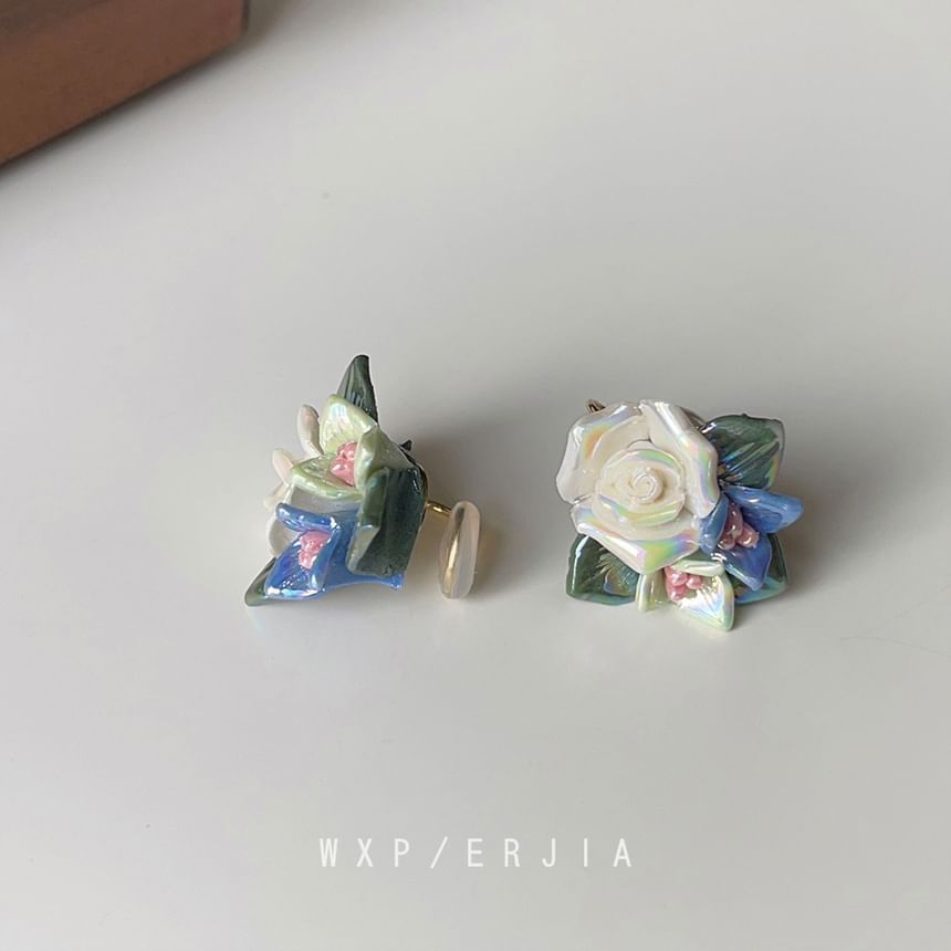 Earring Floral Clip-On