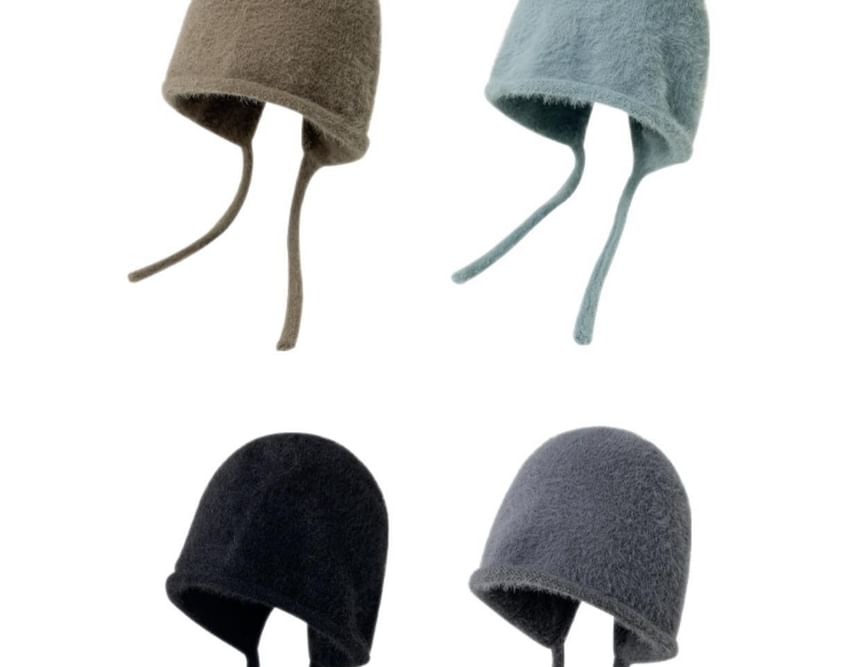 Plain Hat Knit Cloche
