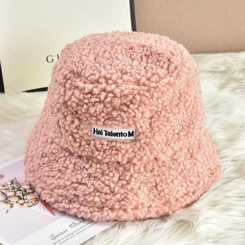 Fleece Lettering Bucket Hat