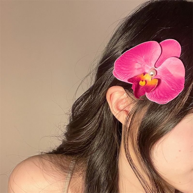 Clip Fabric Hair Floral