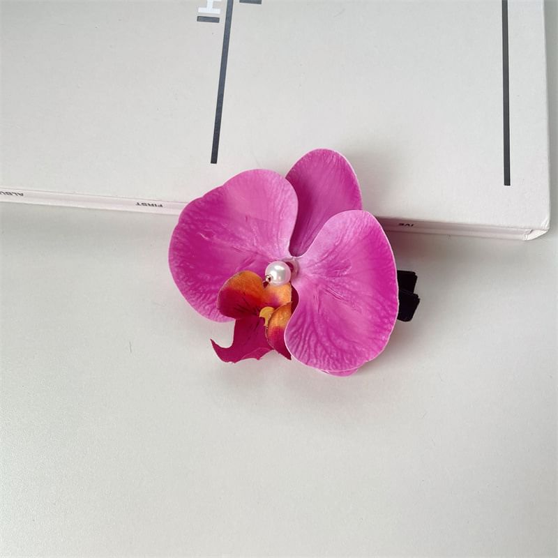 Clip Fabric Hair Floral