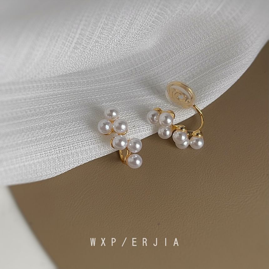 Cuff Ear Pearl Alloy Faux