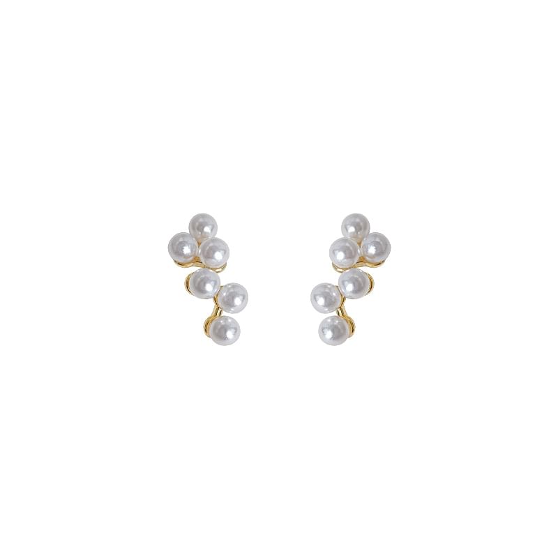 Cuff Ear Pearl Alloy Faux