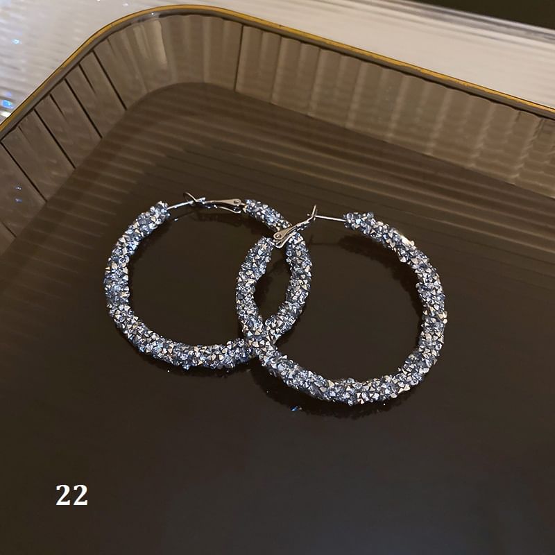 (Various Tone Designs) Silver Earring