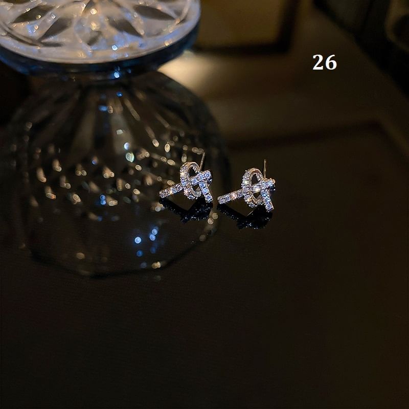 (Various Tone Designs) Silver Earring
