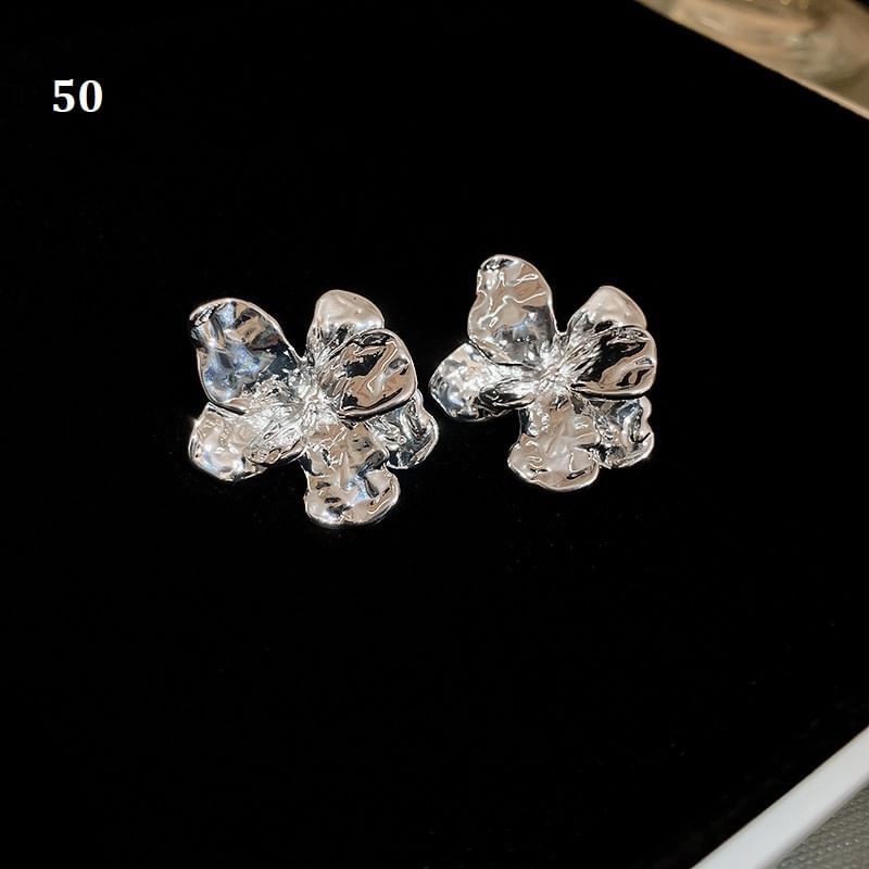 Designs) Tone Earring Silver (Various