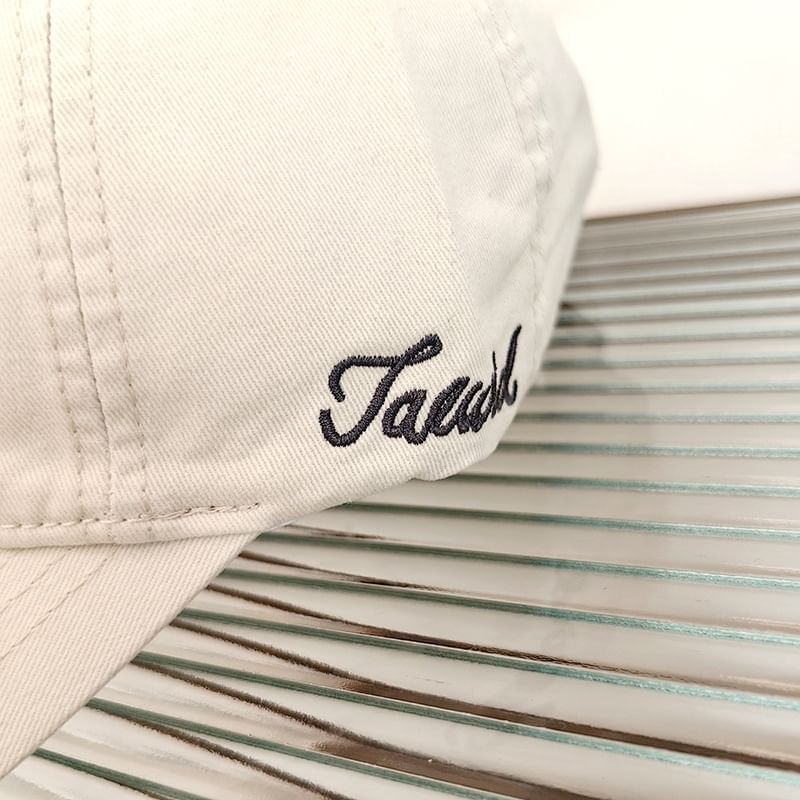 Embroidered Cap Baseball Lettering