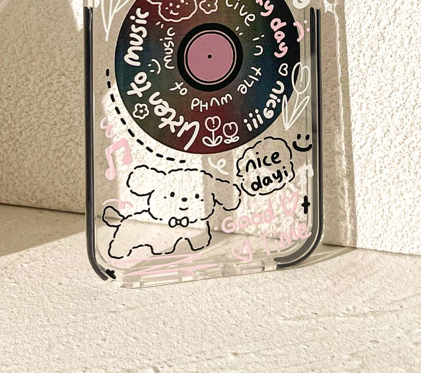 Vinyl Record Phone Animal Case