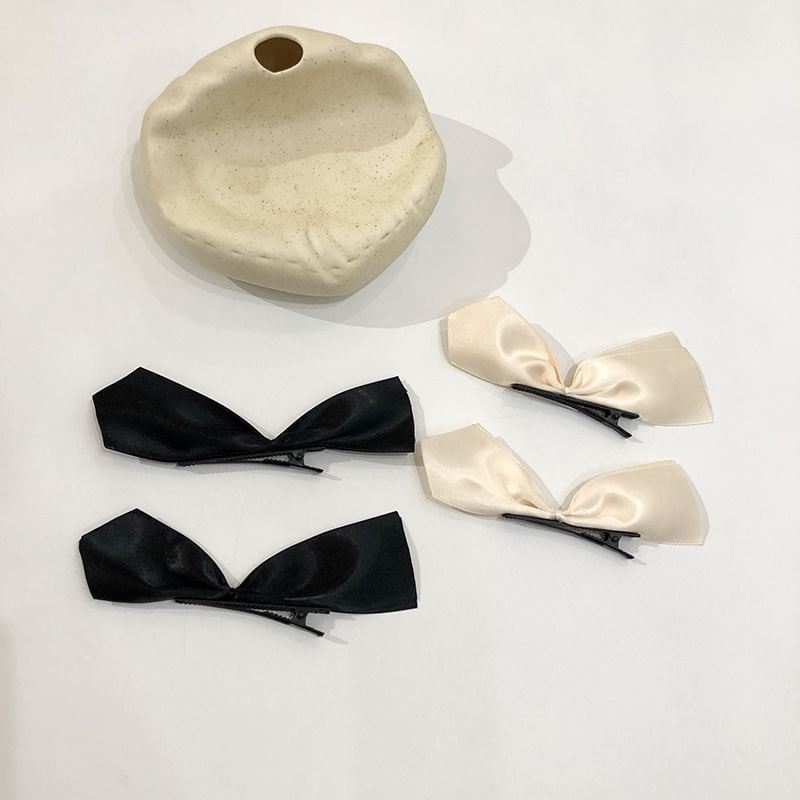 Clip Fabric Bow Hair