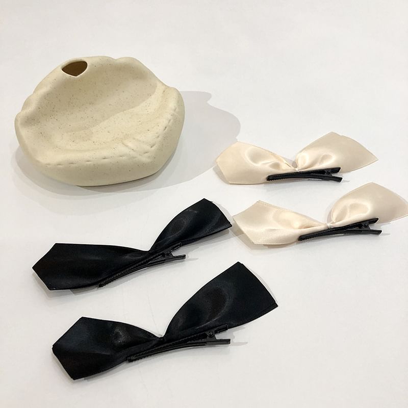 Clip Fabric Bow Hair