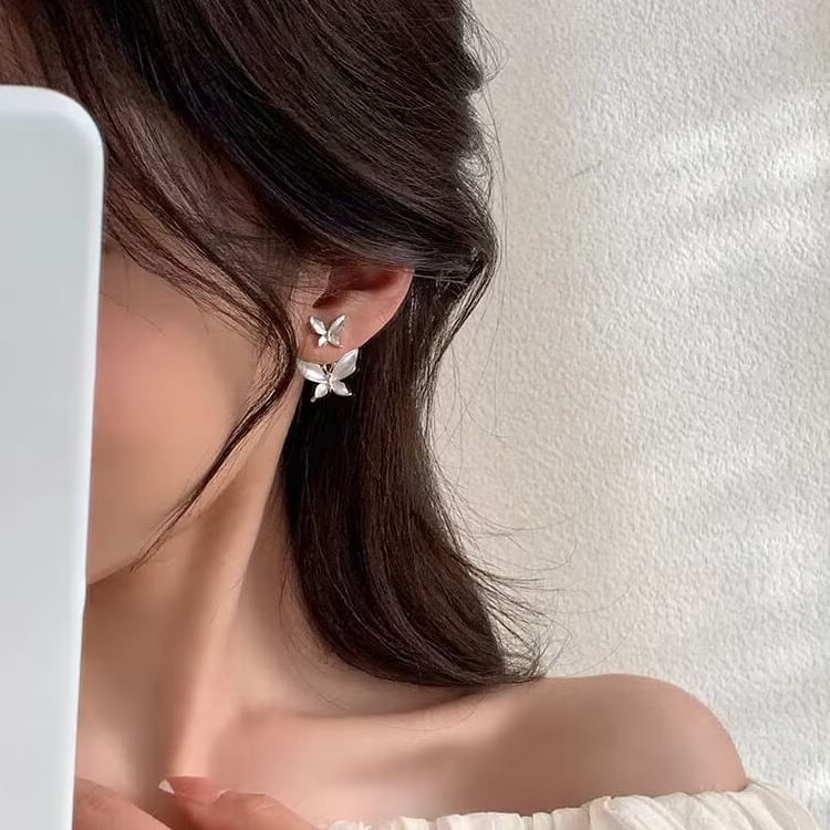 Jacket Ear Butterfly Alloy