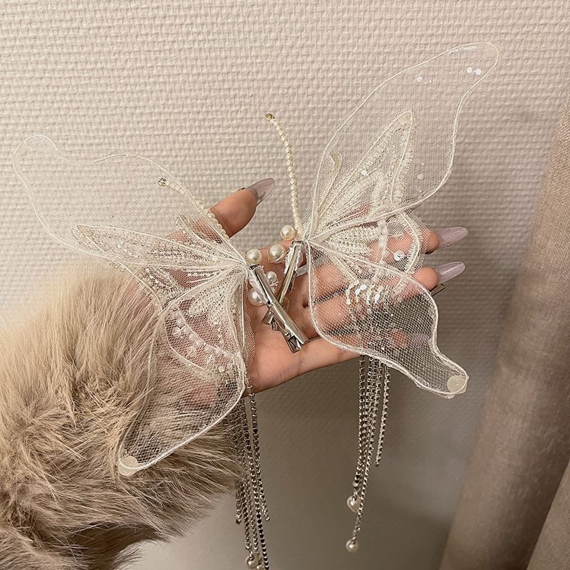 Clip Hair Set 2: Butterfly Mesh of