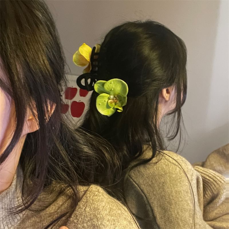 Fabric Hair Clamp Floral