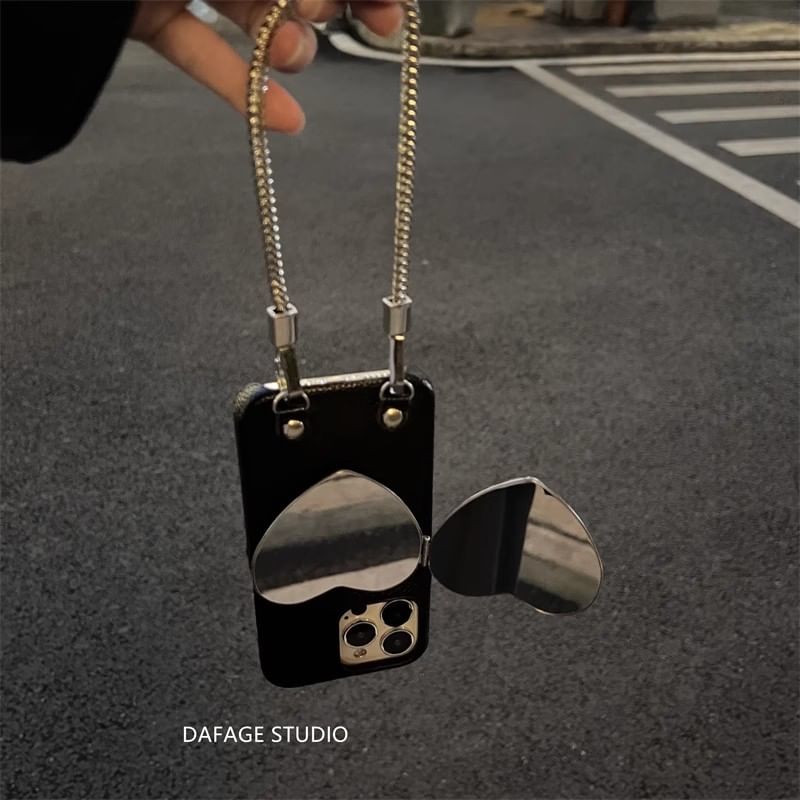 Heart Phone Case Mirrored