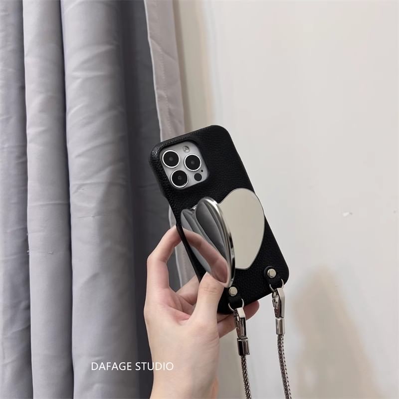 Heart Phone Case Mirrored